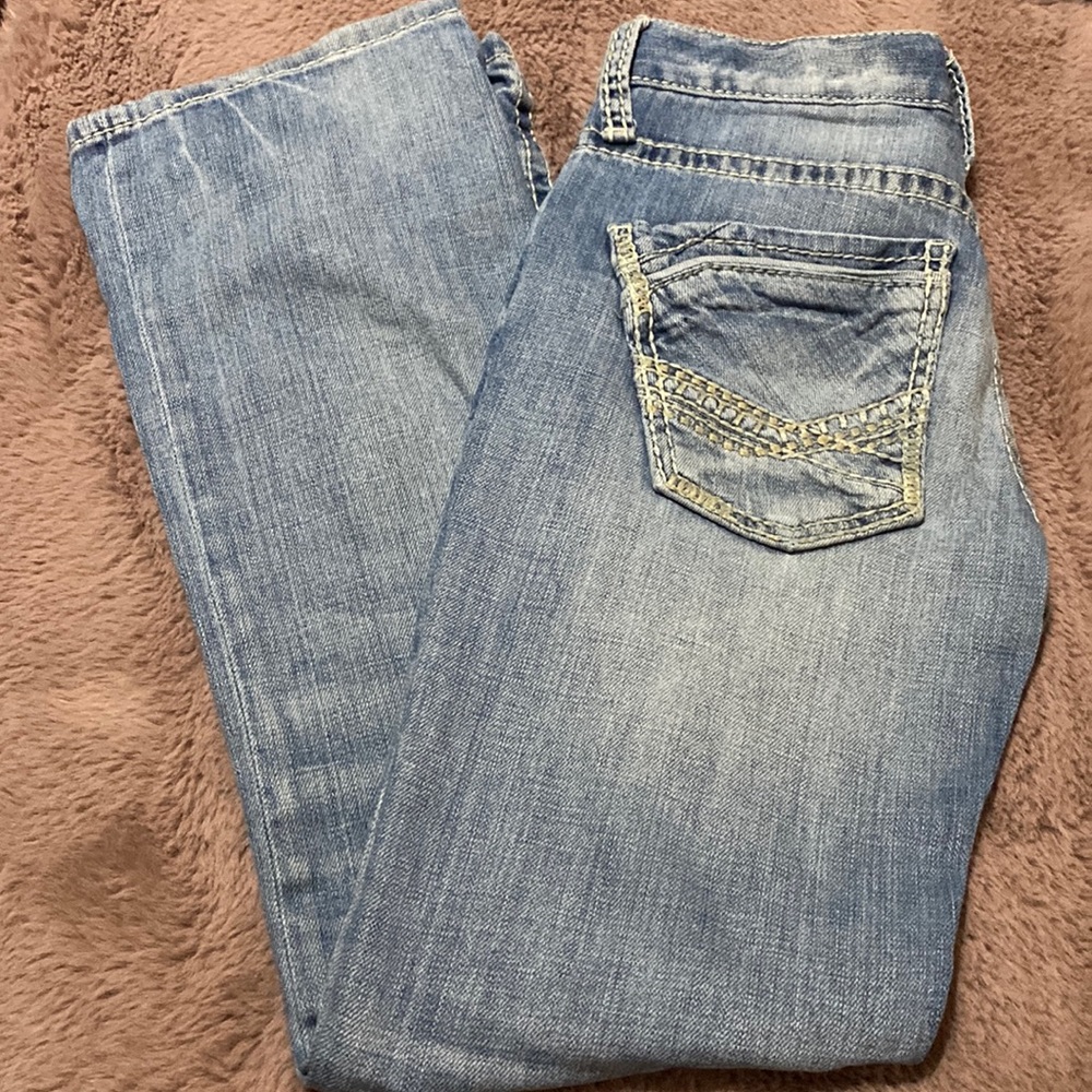 BKE Aiden Boot jeans size 25S 25 light wash